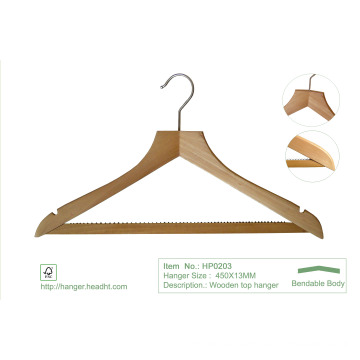 Natural Regular Wooden Clothes Garment Laudry Coat Hangers